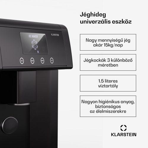 Klarstein Eiszeit rozsdamentes acél jégkocka készítő 3 jégkocka méret ezüst - Image 2
