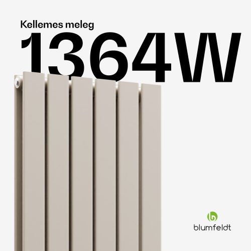 Blumfeldt Ontario radiátor 180x45 Teljesítmény 1364 W - Image 2