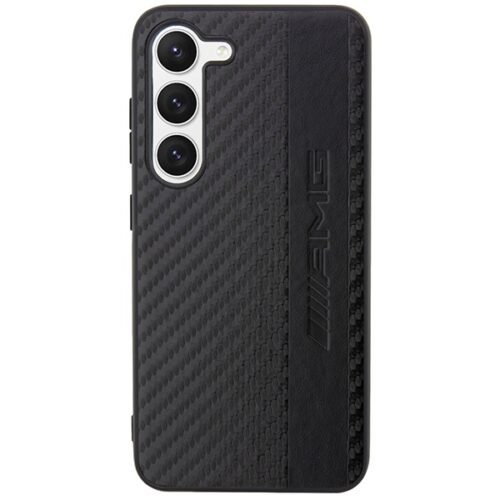 AMG AMHCS23SBLSCA Samsung Galaxy S23 S911 Samsung Galaxy S23 S911 fekete keménytok Carbon Stripe&Embossed - Image 2