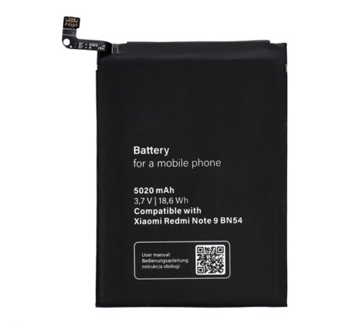 Akku 5020 mAh LI-Polymer (BN54 kompatibilis) Xiaomi Redmi Note 9 (10X 4G)