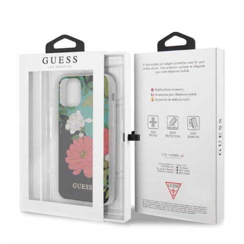 Apple iPhone 11 Pro Max GUESS GUHCN65IMLFL01 TPU Hátlap - Flower 1 - Image 2