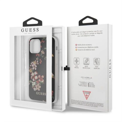 Apple iPhone 11 Pro Max GUESS GUHCN65IMLFL04 TPU Hátlap - Flower 4 - Image 2