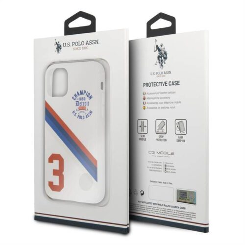Apple iPhone 11 Pro Max U.S.Polo USHCN65PCDGS Hátlap - Fehér - Image 2