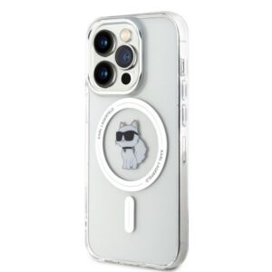 Apple iPhone 15 Pro KARL LAGERFELD KLHMP15LHFCCNOT Magsafe TPU Hátlap - Átlátszó