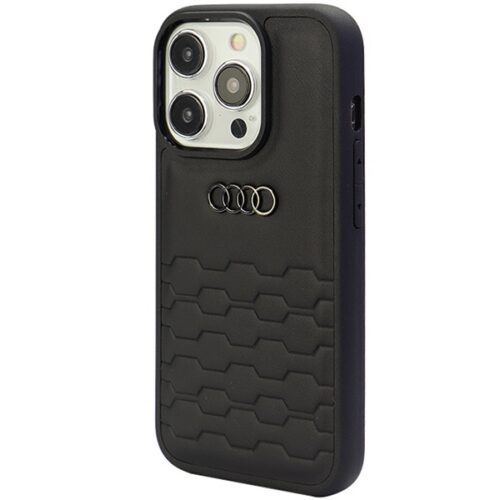 Audi GT Szintetikus bőr iPhone 15 Pro 6.1 "fekete keménytok AU-TPUPCIP15P-GT/D2-BK - Image 2