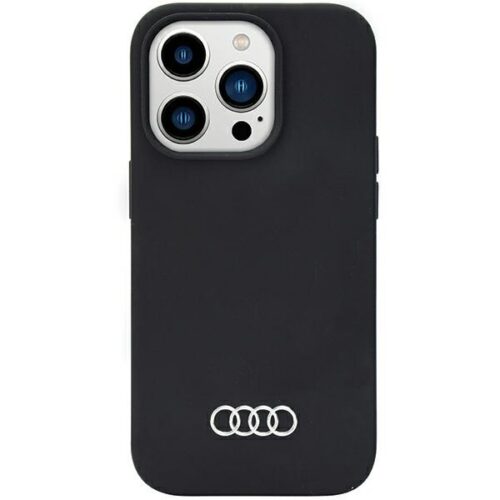 Audi szilikon tok iPhone 14 Pro 6.1" fekete keménytok AU-LSRIP14P-Q3/D1-BK