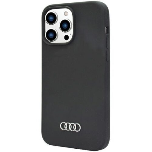 Audi szilikon tok iPhone 14 Pro Max 6.7" fekete keménytok AU-LSRIP14PM-Q3/D1-BK - Image 2