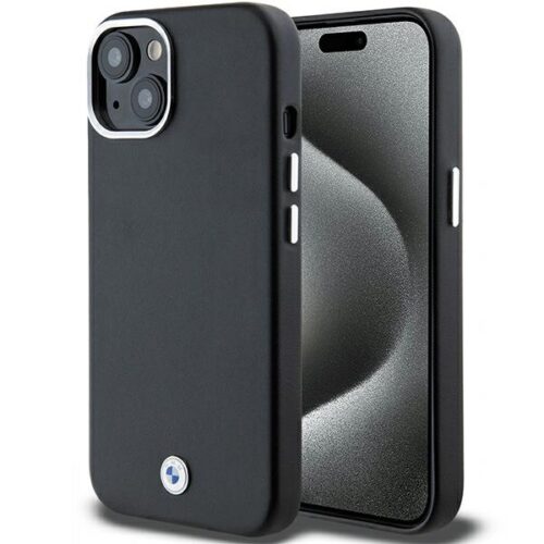 BMW BMHMP15S23PUFWK iPhone 15 6.1 "fekete MagSafe tok