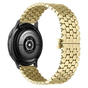 Beline óraszíj Watch 20mm fém méhsejtes arany