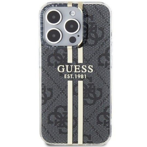 Eredeti tok GUESS GUHCP15LH4PSEGK iPhone 15 Pro (4G arany Stripe / fekete) - Image 2