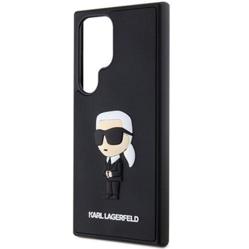 Eredeti tok KARL LAGERFELD KLHCS24L3DRKINK SASMSUNG S24 Ultra (RUBBER ikonikus NFT BLACK) fekete - Image 2