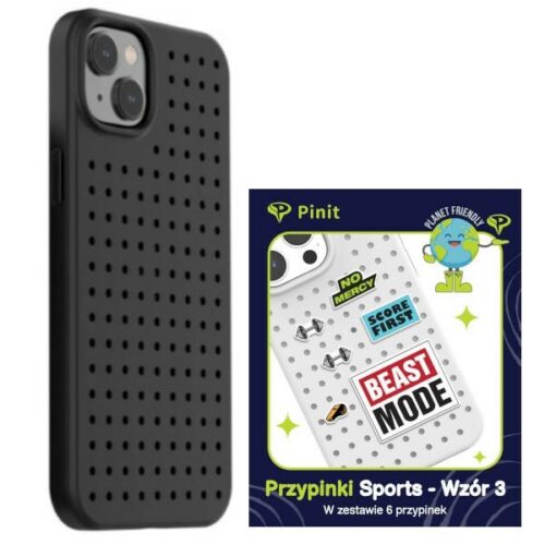 Etui Pinit Dynamic + Sport Pin iPhone 14 Plus 6.7" fekete minta 3 tok
