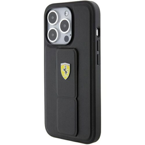 Ferrari FEHCP15LGSPSPSIK iPhone 15 Pro 6.1" fekete/arany keménytok tartó állvány - Image 2