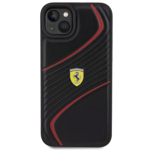 Ferrari FEHCP15MPTWK iPhone 15 Plus 6.7" fekete keménytok Twist fém logóval - Image 2