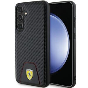 Ferrari FEHCS24MN3PUK Samsung S24+ S926 fekete keménytok