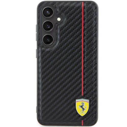 Ferrari FEHCS24SN3DUR Samsung S24 S921 fekete keménytok - Image 2