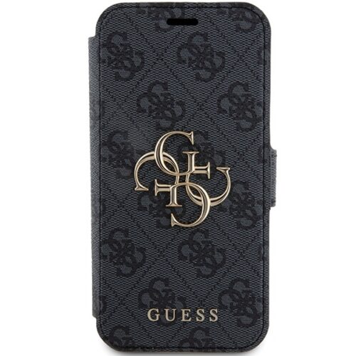 Guess GUBKP15L4GMGGR iPhone 15 Pro 6.1" szürke könyv 4G fém logó tok - Image 2