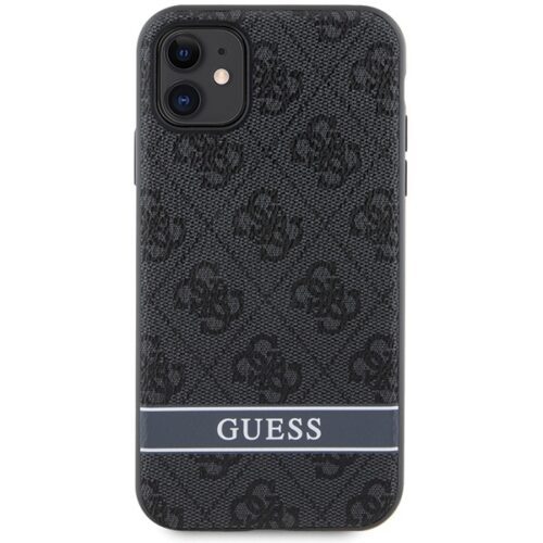 Guess GUHCN61P4SNK iPhone 11 szürke keménytok 4G Stripe - Image 2