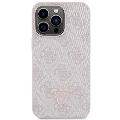 Guess GUHCP13XP4TDSCPP iPhone 13 Pro Max 6.7" rózsaszín keménytok Crossbody 4G fém logó - Image 2
