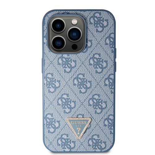 Guess GUHCP15LP4TDSCPB iPhone 15 Pro 6.1" kék keménytok Crossbody 4G fém logóval - Image 2