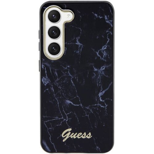 Guess GUHCS23SPCUMAK Samsung Galaxy S23 S911 fekete keménytok Márvány - Image 2