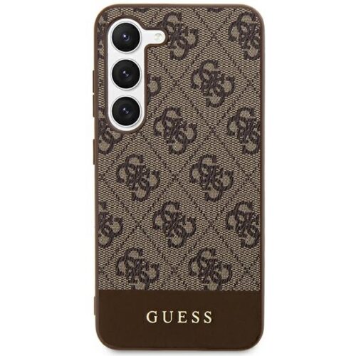 Guess GUHCS24MG4GLBR S24+ S926 barna keménytok 4G Stripe kollekció - Image 2