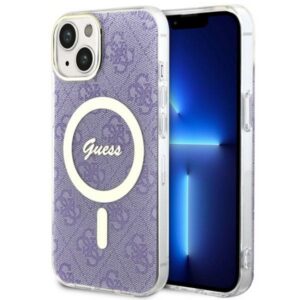 Guess GUHMP14MH4STU iPhone 14 Plus 6.7" lila keménytok 4G MagSafe