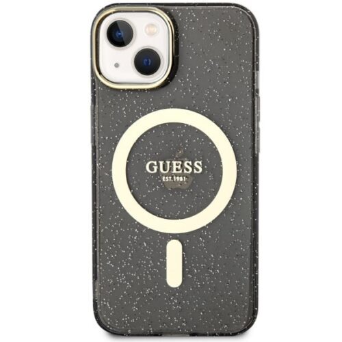 1" fekete keménytok Glitter arany MagSafe