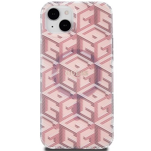 Guess GUHMP15MHGGCUSTGP iPhone 15 Plus 6.7" rózsaszín keménytok IML GCube MagSafe - Image 2