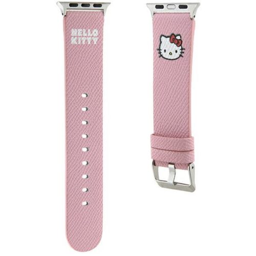 Hello Kitty óraszíj HKAWMPGKHP Apple Watch 38/40/41mm rózsaszín szíj Kitty Head Kitty Head - Image 2