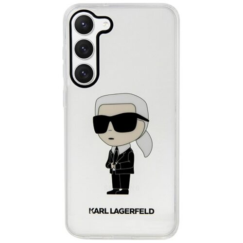 Karl Lagerfeld KLHCS23MHNIKTCT Samsung Galaxy S23+ S916 átlátszó keménytok ikonikus Karl Lagerfeld - Image 2
