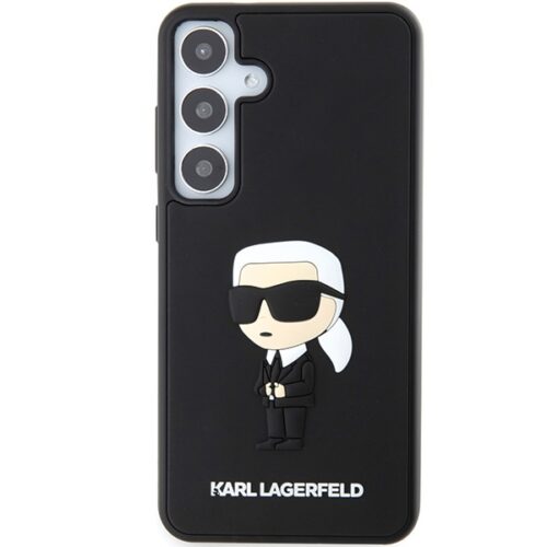 Karl Lagerfeld KLHCS24M3DRKINK S24+ S926 fekete keménytok 3D gumi ikonikus - Image 2