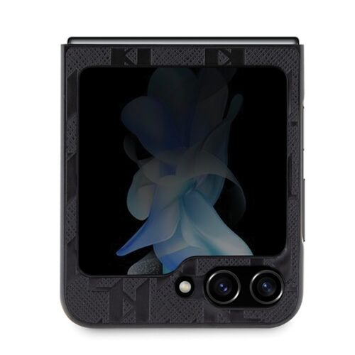 Karl Lagerfeld KLHCZF5SAPCHNPK Z Flip5 F731 keménytok fekete Saffiano Monogram Choupette Pin - Image 2