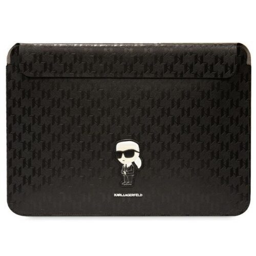 Karl Lagerfeld tok KLCS16SAKHPKK 16" fekete saffiano monogram ikonikus