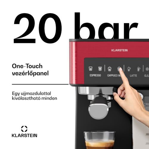 8 literes kávéfőző tejhabosítóval