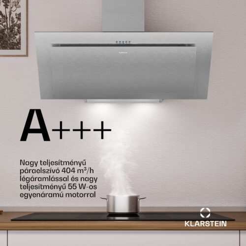 Klarstein Athena ferde páraelszívó | kivezetéses és keringtetett üzemmód | 404 m³/h | 56 W | 90 cm - Image 2
