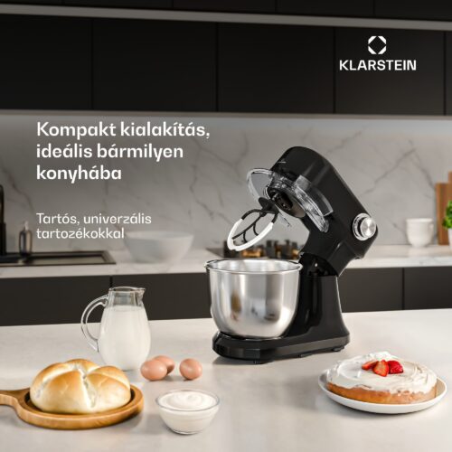 Klarstein Bella Evo konyhai robotgép | bolygókeverő rendszer | 3 keverőfelszerelés | 1500 W | 5 l - Image 2