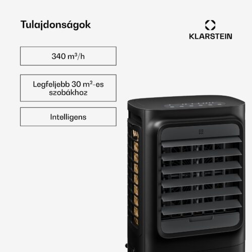 Klarstein Breezcube intelligens léghűtő vízhűtéssel | 340 m³/h | 10 l | 30 m² | 3 üzemmód | 50 W - Image 2