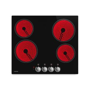 Klarstein EasyCook üvegkerámia főzőlap | 4 főzőzóna | 6000 W | 11 teljesítményfokozat | 60 cm