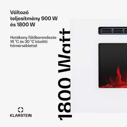 elektromos fali és beépített kandalló