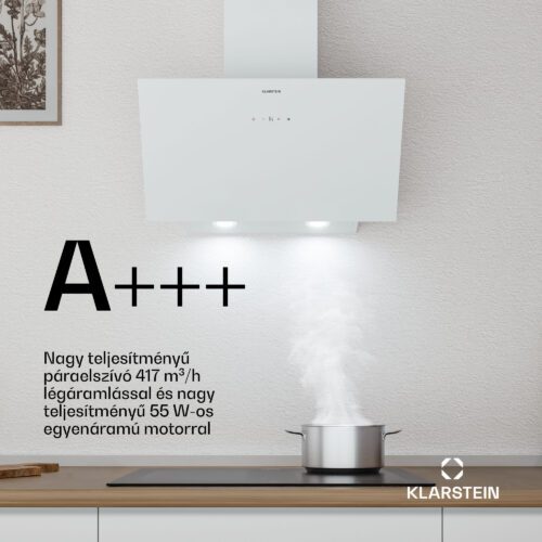 Klarstein Laurel ferde páraelszívó | elszívó és keringtető üzemmód | biztonsági üveg | 417m³/h | 60cm - Image 2