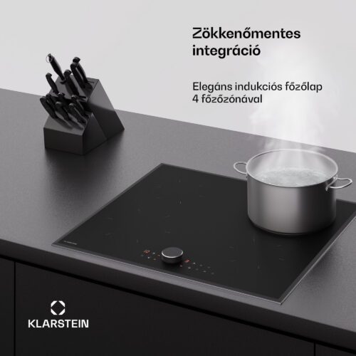 Klarstein Magnichef indukciós főzőlap | 4 főzőzóna | Modern és innovatív | 8200 W | 60 cm - Image 2