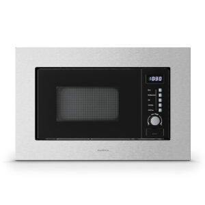 Klarstein Verosteel beépített mikrohullámú sütő grillel | 800 W grill | 700 W mikrohullámú sütő | 60 cm