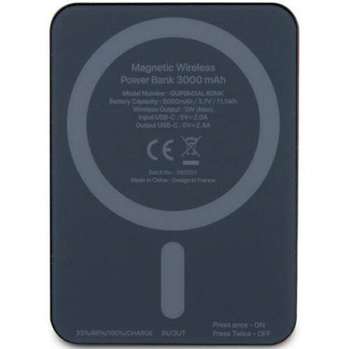 Mercedes Powerbank MEPB3KMESTK 5W 3000mAh fekete MagSafe - Image 2