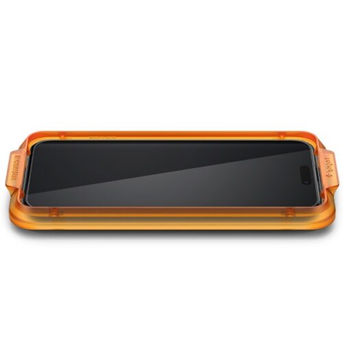 Spigen Alm Glass FC iPhone 15 6.1" 2 db edzett üveg fekete keretes AGL06906 - Image 2