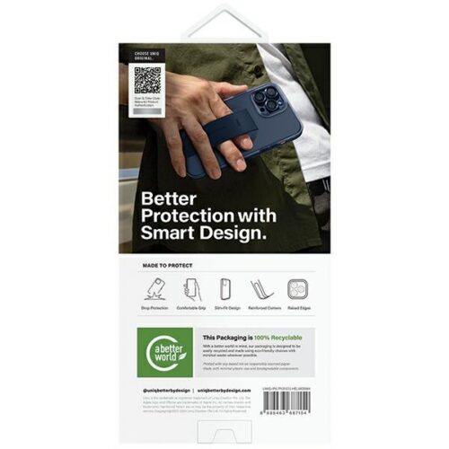 UNIQ etui Heldro Mag iPhone 15 Pro Max 6.7" Magclick töltés fekete füst tok - Image 2