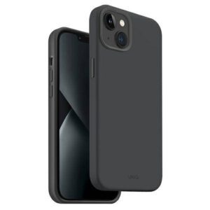 UNIQ etui Lino Hue iPhone 14 Plus 6.7" Magclick Charging szénszürke tok