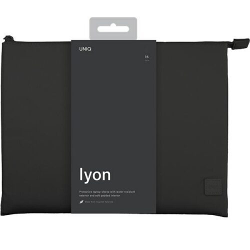 UNIQ etui Lyon laptop tok 16" fekete Vízálló RPET - Image 2