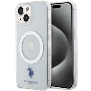 US Polo USHMP15SUCIT iPhone 15 6.1" átlátszó MagSafe tok