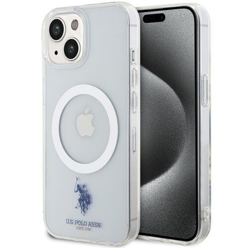 US Polo USHMP15SUCIT iPhone 15 6.1" átlátszó MagSafe tok